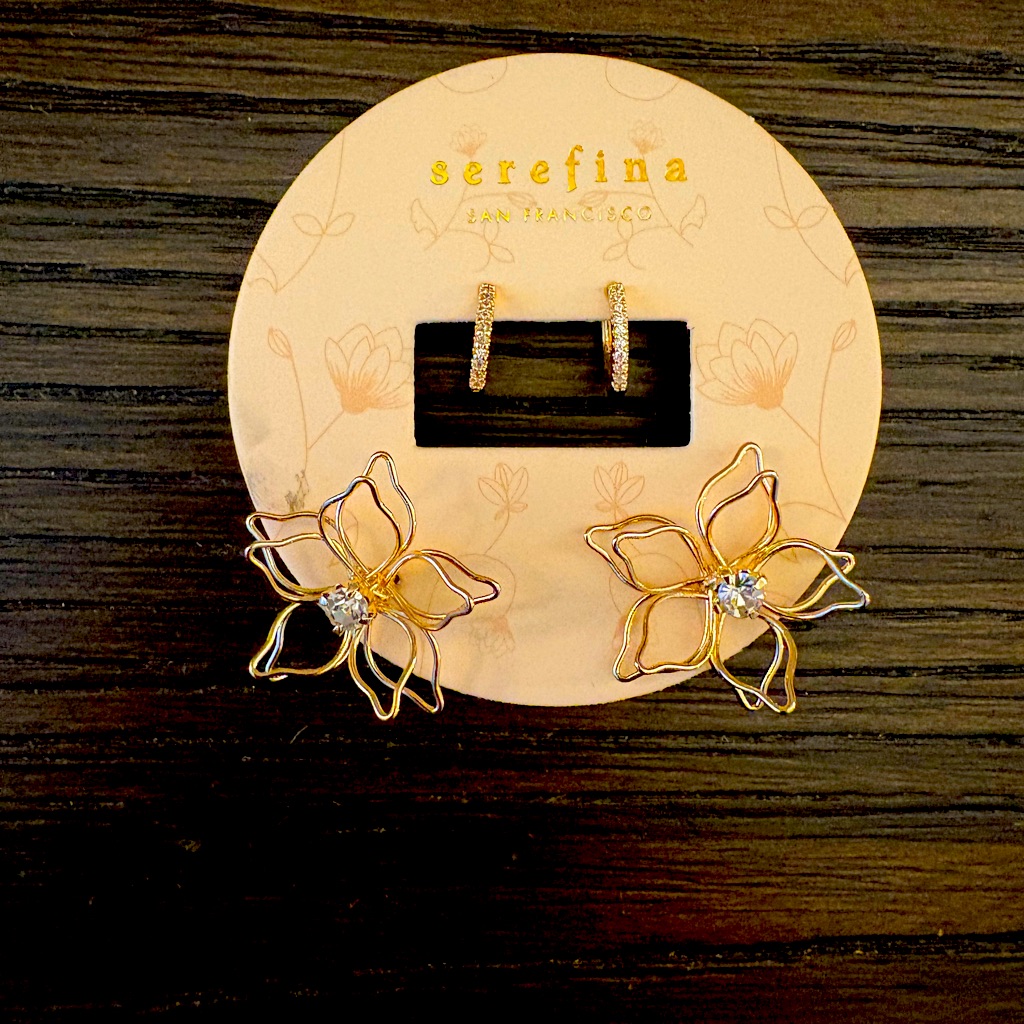 New Serefina 2 Earrings Set 25$